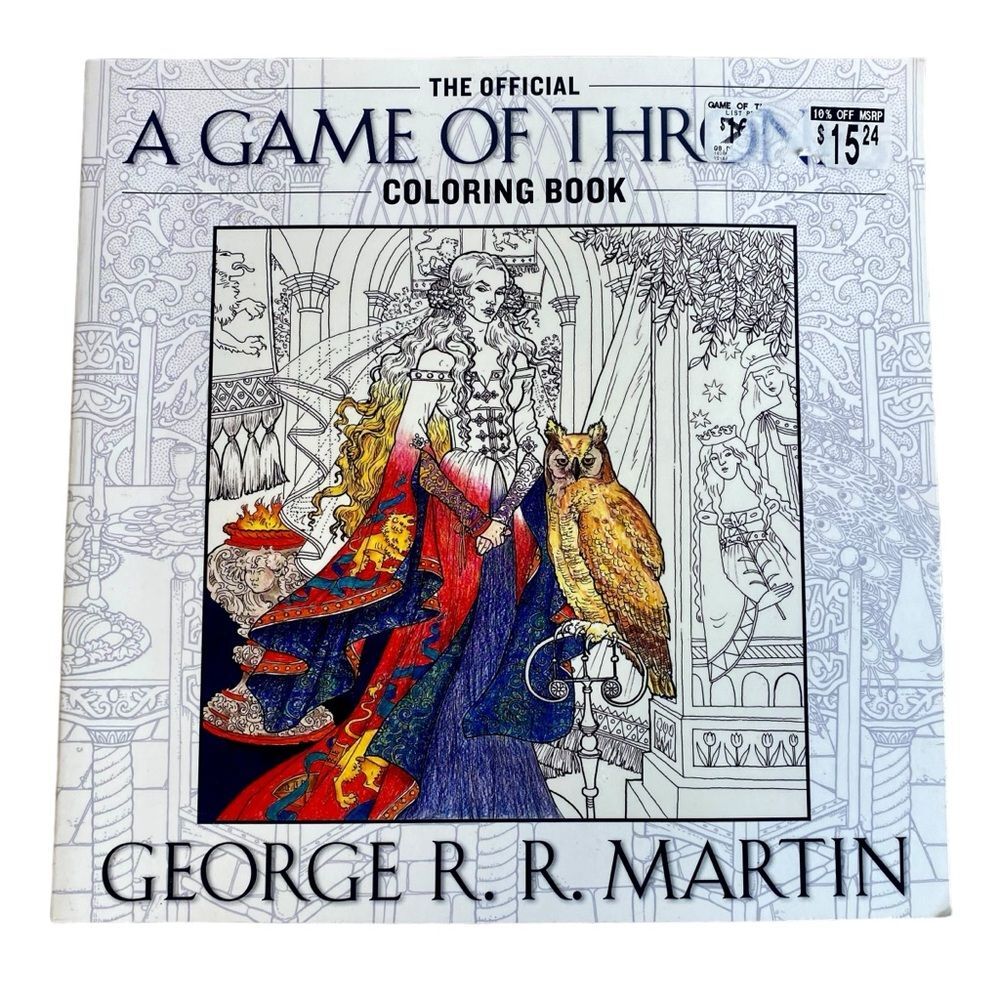 Game of Thrones Adult Coloring Book A Song of Ice Fire Paperback